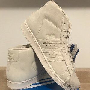 Adidas Pro Model Shoes Shell top HI Suede Sz 10